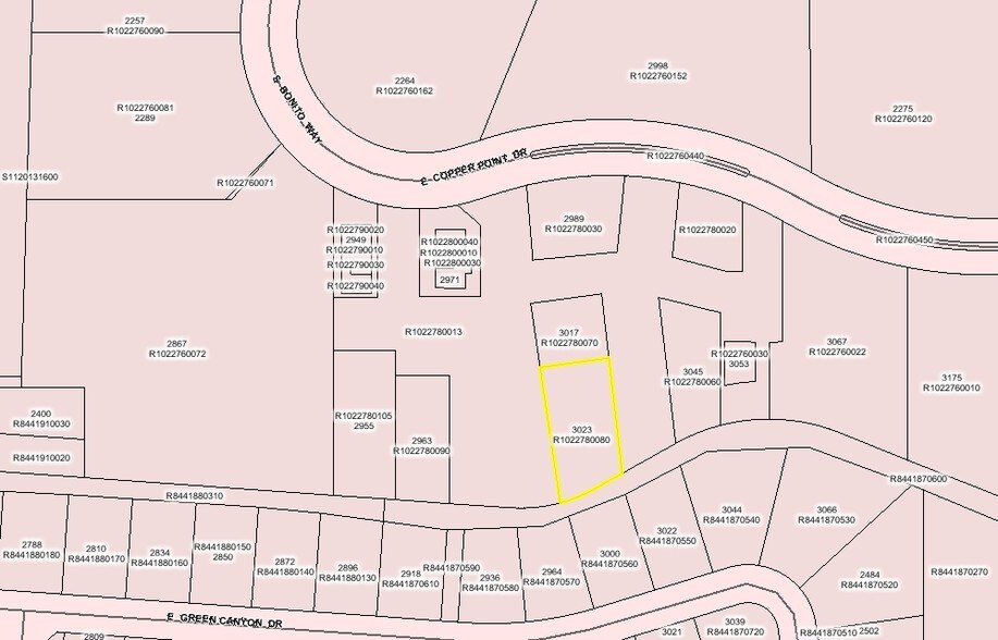 3023 E Copper Point Dr, Meridian, ID à louer - Plan cadastral - Image 2 de 16