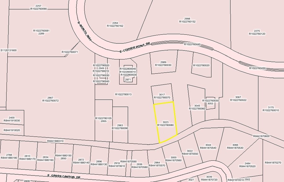 3023 E Copper Point Dr, Meridian, ID for lease - Plat Map - Image 2 of 16
