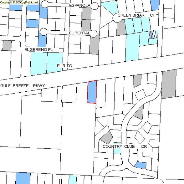 3399 Gulf Breeze Pky, Gulf Breeze, FL for sale - Plat Map - Image 2 of 4