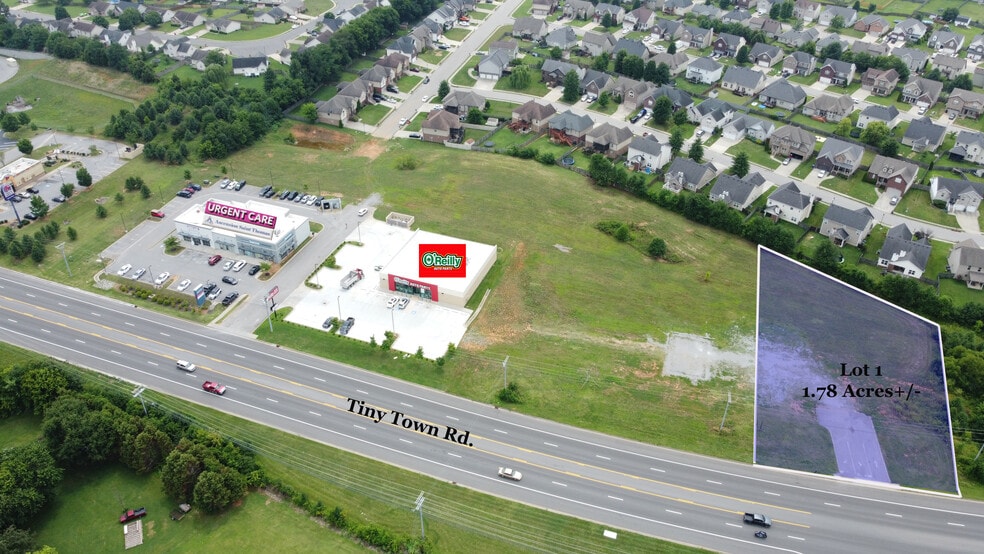 Lot 1 Tiny Town, Clarksville, TN for sale - Aerial - Image 3 of 11