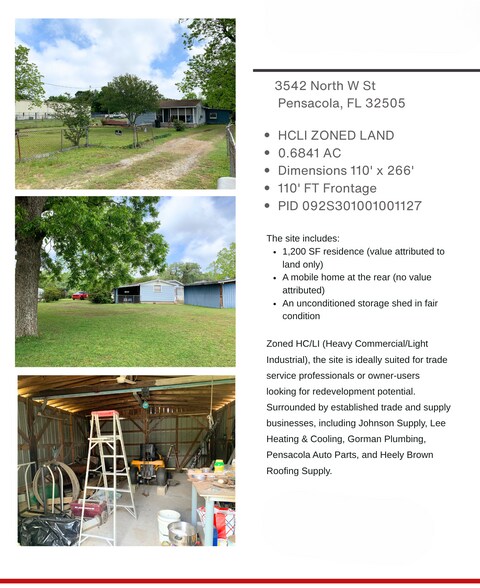 3542 N W St, Pensacola, FL à vendre - Photo du bâtiment - Image 2 de 13