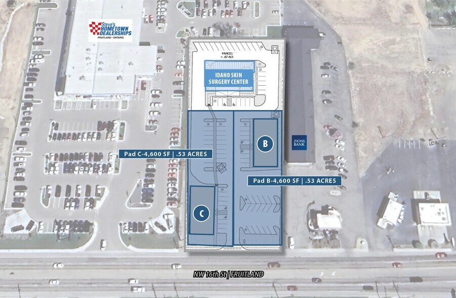 965 & 985 NW 16th St, Fruitland, ID à vendre - Aérien - Image 2 de 8