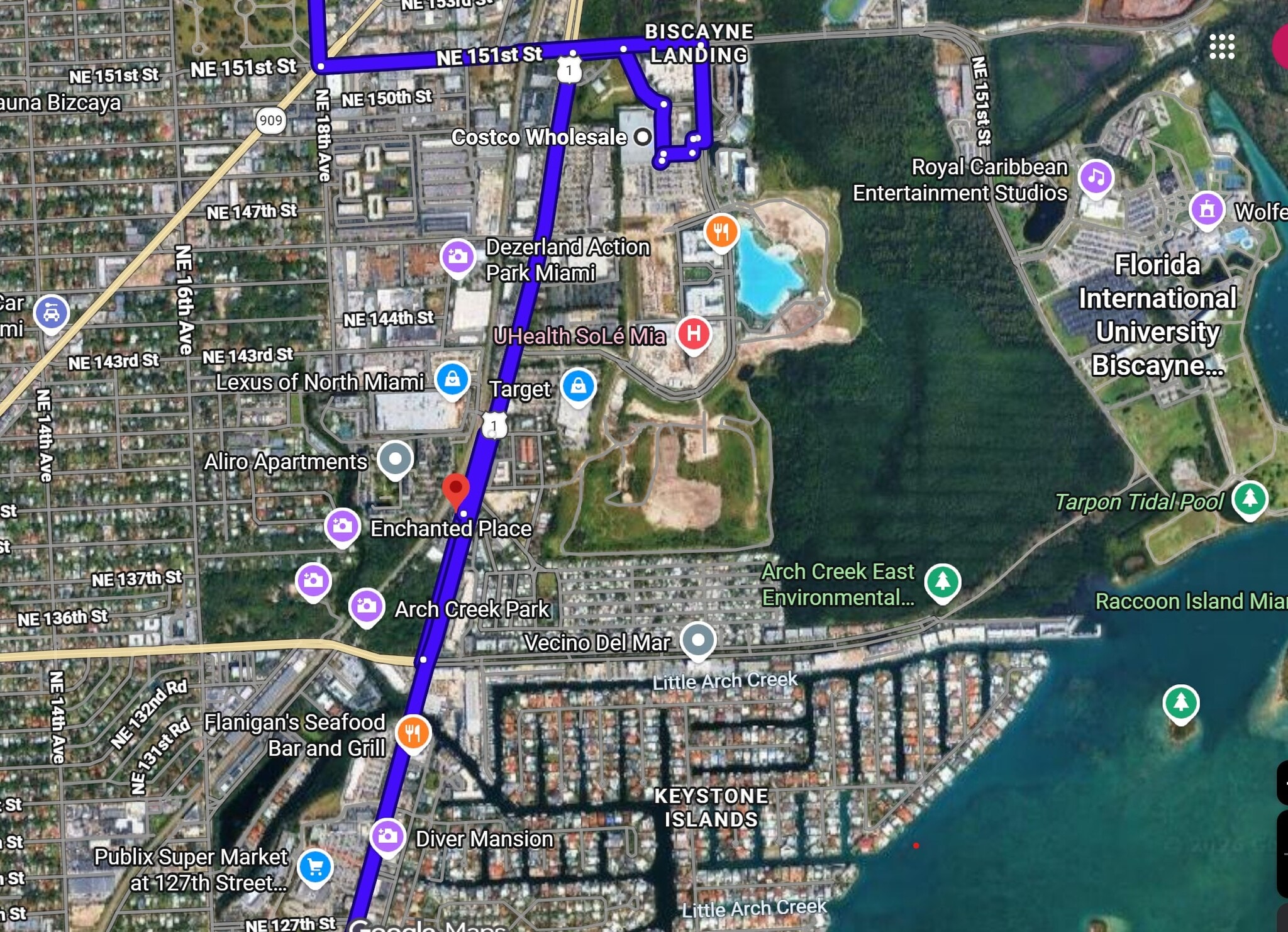 13750 Biscayne Blvd, North Miami Beach, FL for lease Map- Image 1 of 1