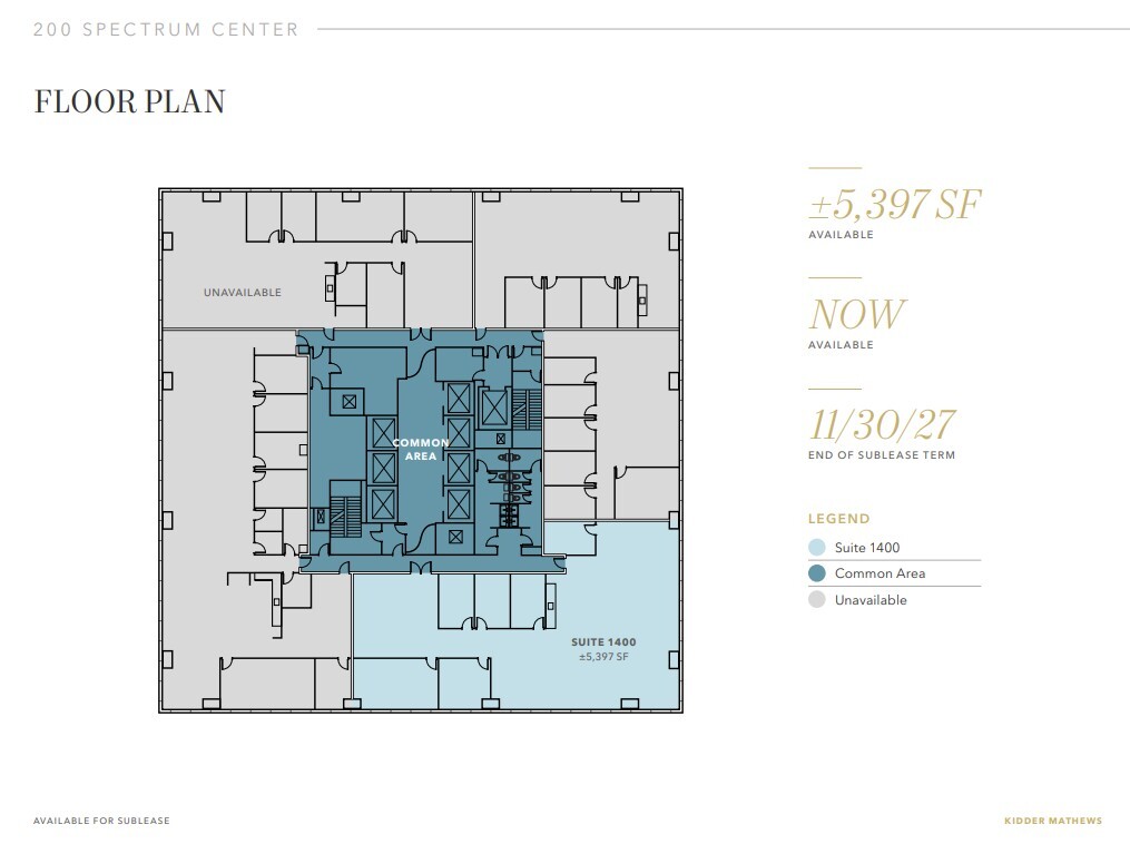 200 Spectrum Center Dr, Irvine, CA for lease Floor Plan- Image 1 of 1