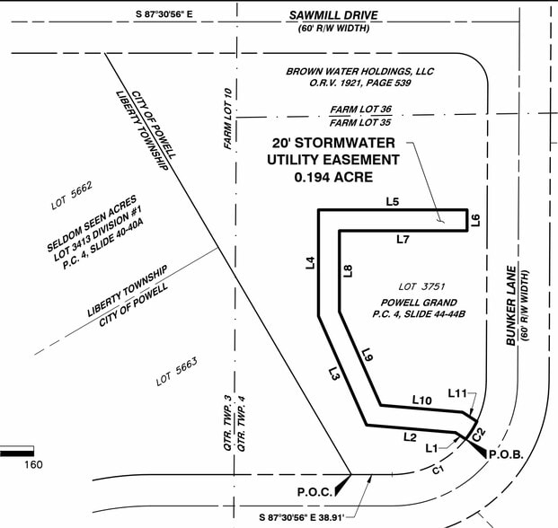 9104 Bunker Ln, Powell, OH for sale - Site Plan - Image 3 of 5