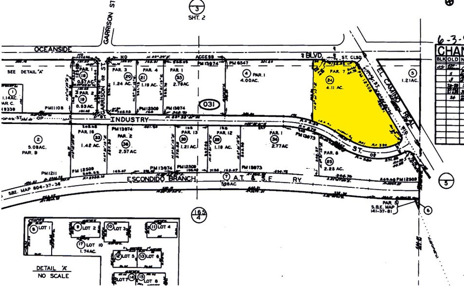 1401 S El Camino Real, Oceanside, CA à louer - Plan cadastral - Image 2 de 5