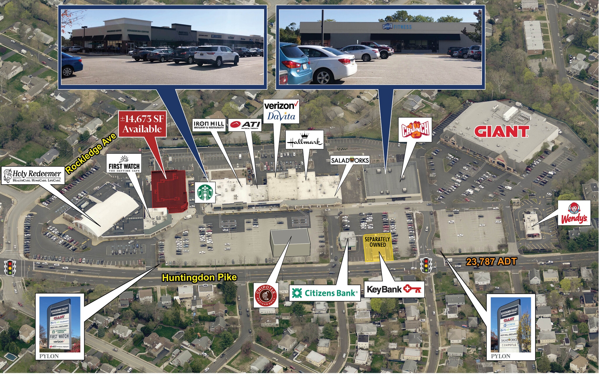 733-801 Huntingdon Pike, Huntingdon Valley, PA for lease Building Photo- Image 1 of 1