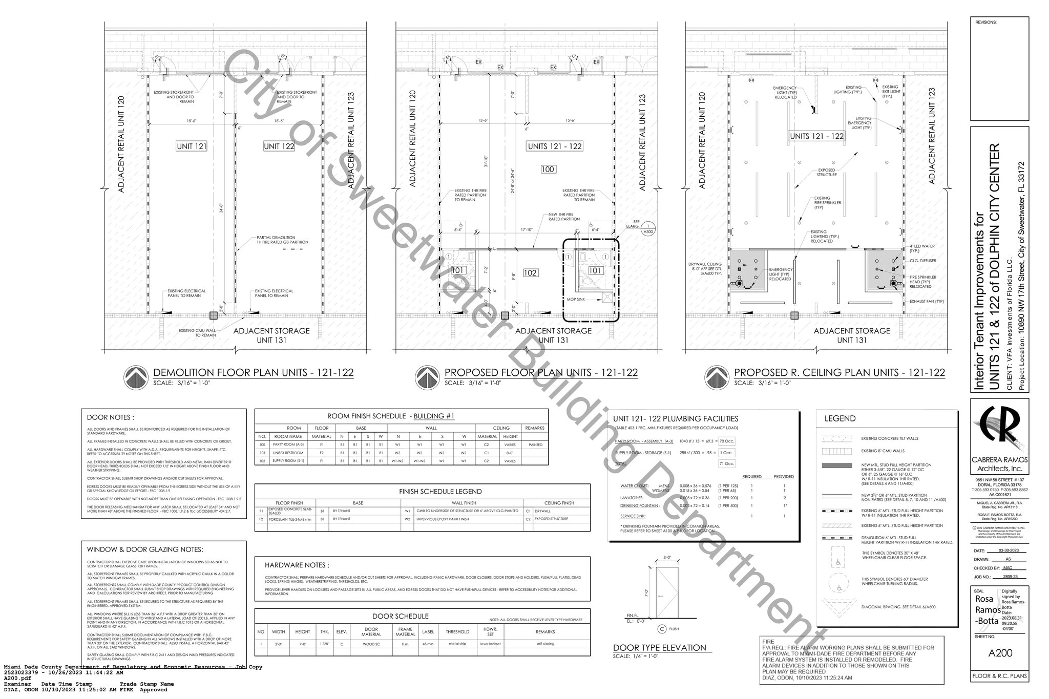 10887-10891 NW 17th St, Miami, FL for lease Floor Plan- Image 1 of 1
