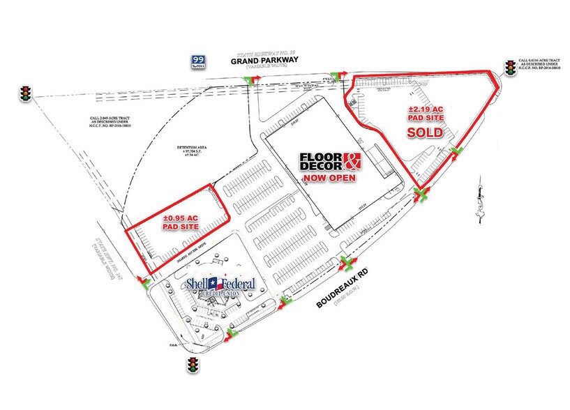 SEC Hwy 249 & Hwy 99, Tomball, TX à vendre - Plan de site - Image 2 de 2