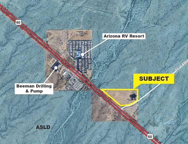 N Of US Rte 60 & E El Camino Viejo Intersection, Gold Canyon, AZ for sale - Building Photo - Image 1 of 3