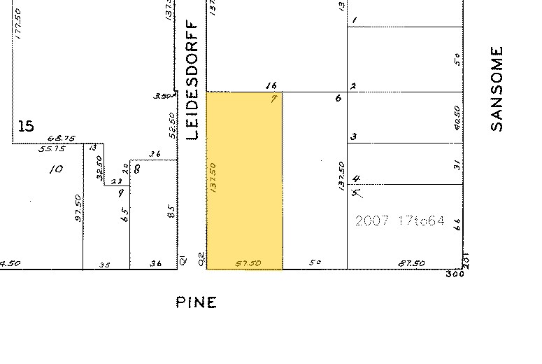 340 Pine St, San Francisco, CA for lease - Plat Map - Image 2 of 5