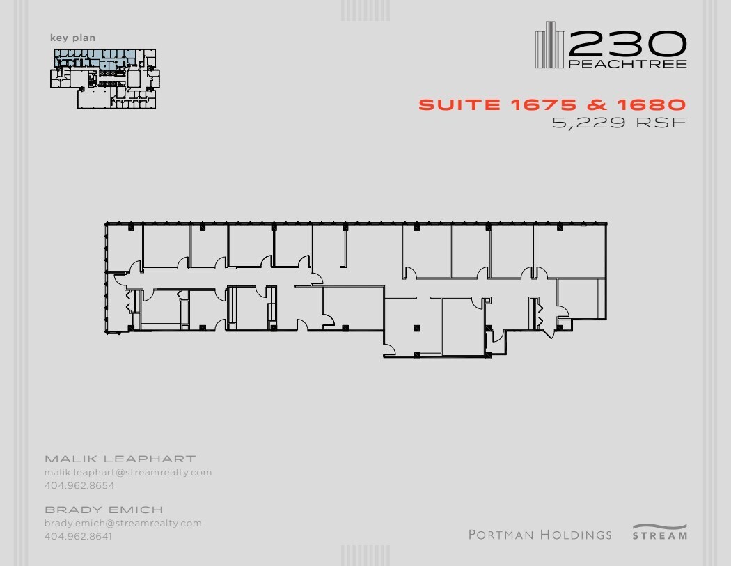 230 Peachtree St NW, Atlanta, GA for lease Floor Plan- Image 1 of 1