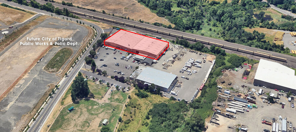 13170 SW Wall St, Portland, OR for lease - Aerial - Image 1 of 4