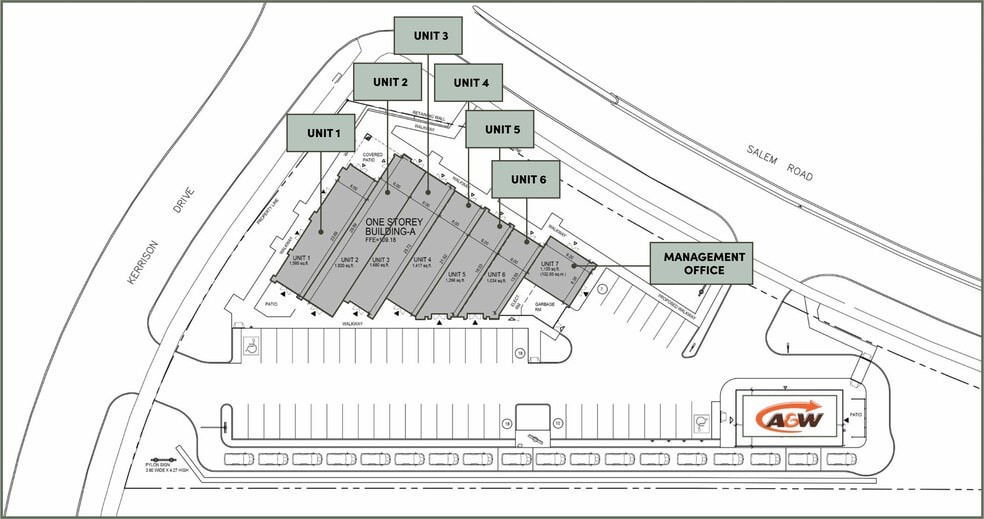 800 Salem Rd N, Ajax, ON à louer - Plan de site - Image 2 de 3