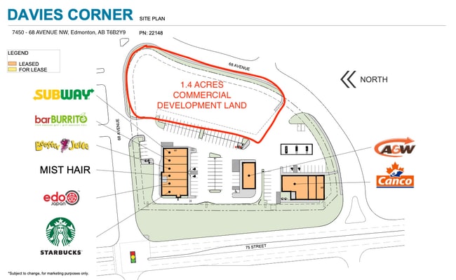 More details for 7450 68 Av NW, Edmonton, AB - Land for Sale