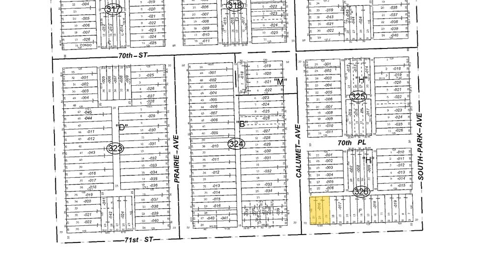 342 E 71st St, Chicago, IL for lease - Plat Map - Image 3 of 25