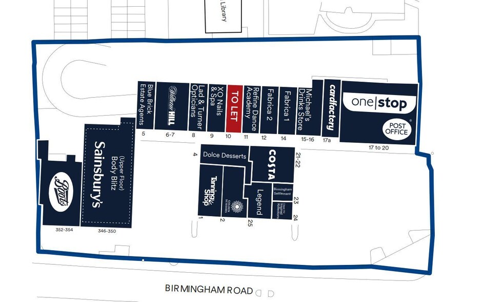 Birmingham Rd, Sutton Coldfield à louer - Photo du bâtiment - Image 2 de 2