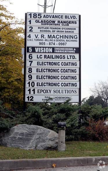 185 Advance Blvd, Brampton, ON for lease - Building Photo - Image 3 of 4