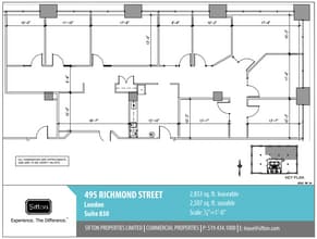 495 Richmond St, London, ON à louer Plan d  tage- Image 1 de 1