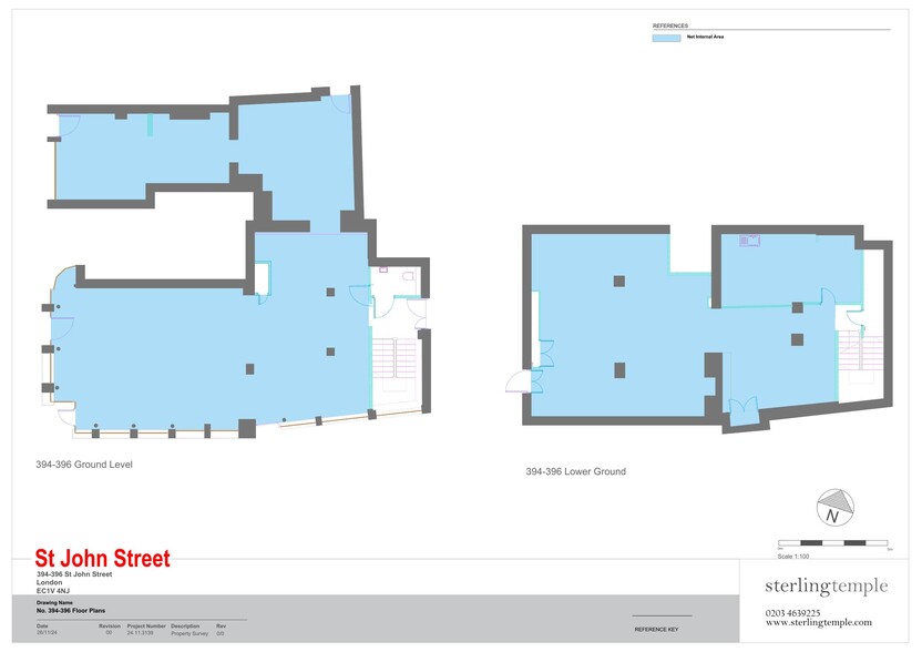 394-396 St John St, London for lease - Floor Plan - Image 3 of 3