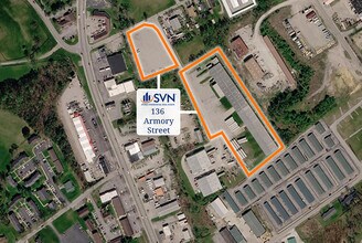 136 Armory St, London, KY - Aerial map view