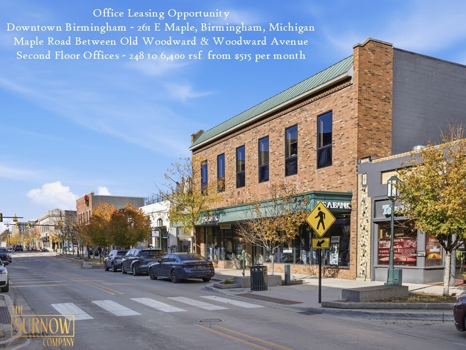 261-275 E Maple Rd, Birmingham, MI for lease Building Photo- Image 1 of 20