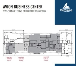 2155 Chenault Dr, Carrollton, TX à louer Plan d’étage- Image 1 de 1