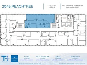 2045 Peachtree Rd NE, Atlanta, GA à louer Plan d’étage- Image 1 de 1