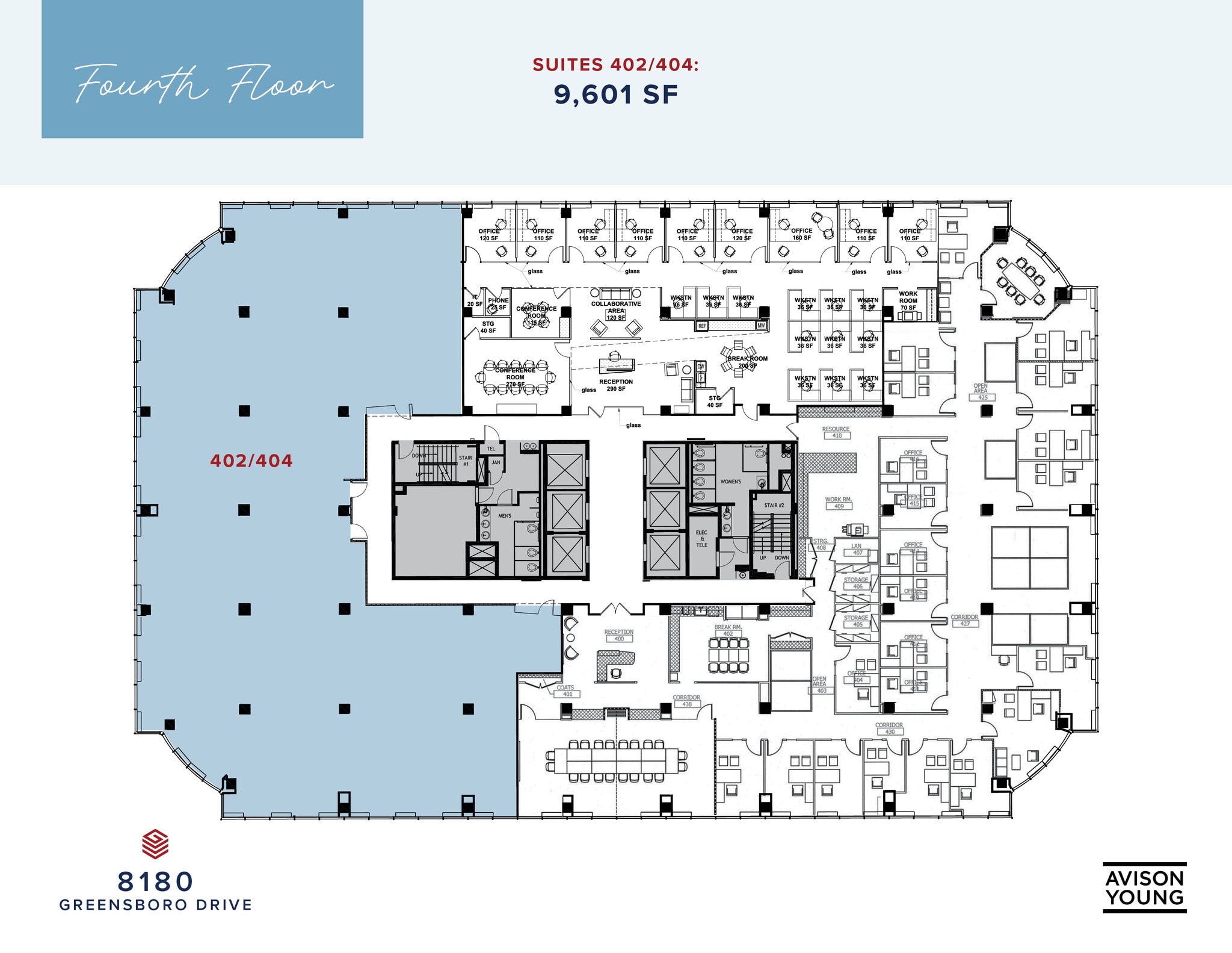 8180-8200 Greensboro Dr, McLean, VA for lease Floor Plan- Image 1 of 1