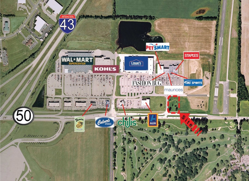 I-43 & HWY 50, Delavan, WI for lease - Building Photo - Image 1 of 3