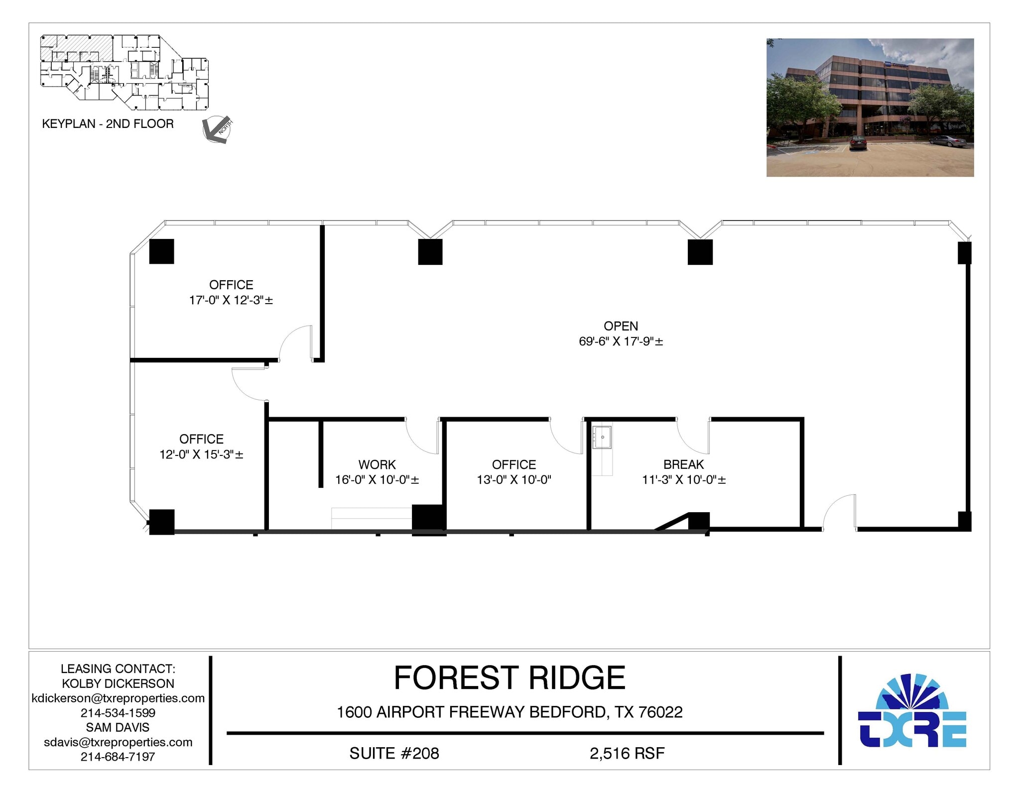 1600 Airport Fwy, Bedford, TX for lease Floor Plan- Image 1 of 1