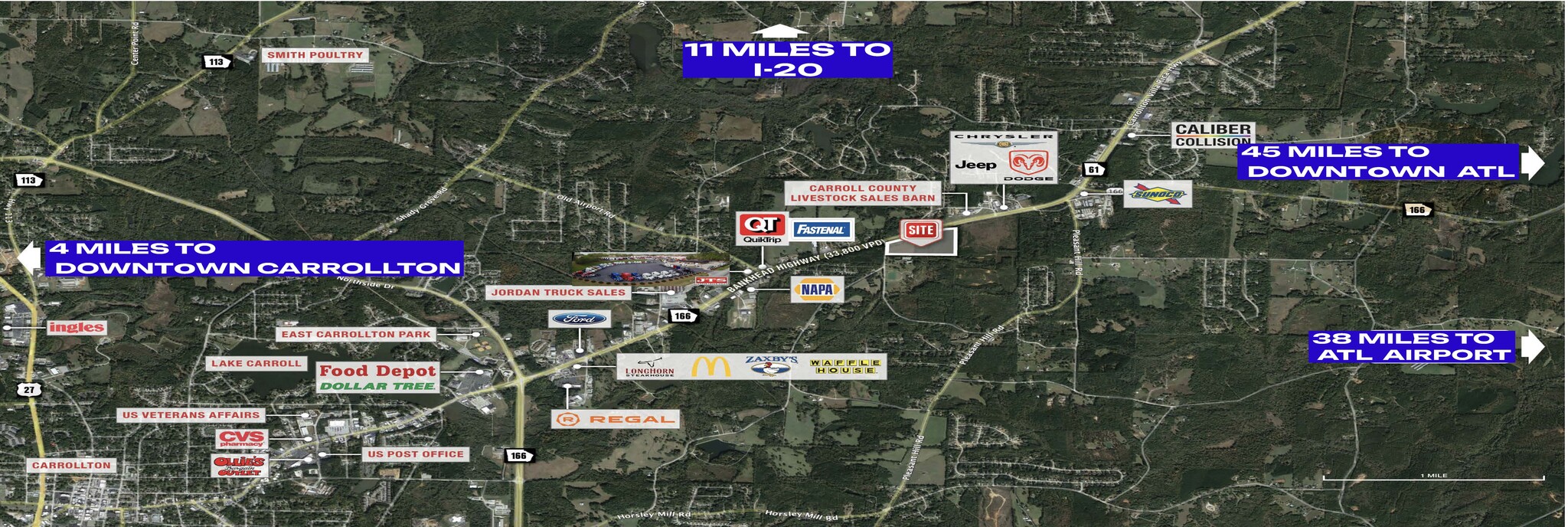 4 Maple Hill Rd, Carrollton, GA for sale Aerial- Image 1 of 8