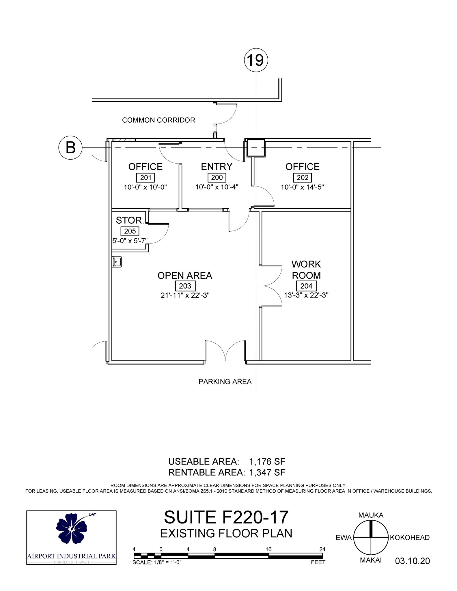 3375 Koapaka St, Honolulu, HI à louer Plan d  tage- Image 1 de 1