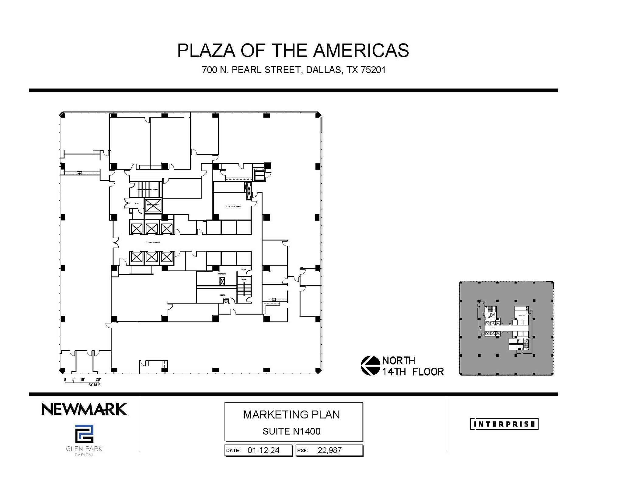 700 N Pearl St, Dallas, TX for lease Floor Plan- Image 1 of 1