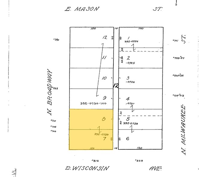 312 E Wisconsin Ave, Milwaukee, WI à louer - Plan cadastral - Image 2 de 37