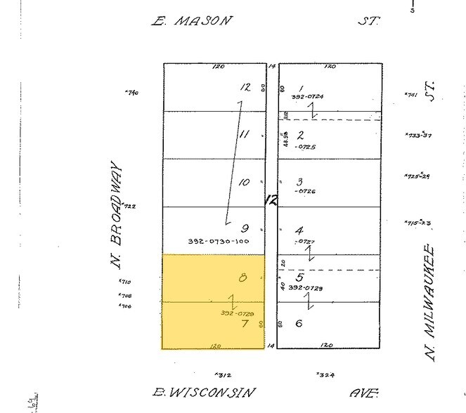 312 E Wisconsin Ave, Milwaukee, WI for lease - Plat Map - Image 2 of 37