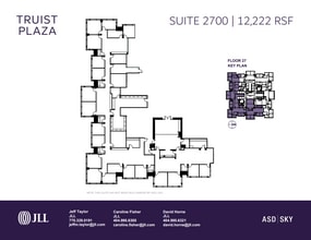 303 Peachtree St Ne, Atlanta, GA à louer Plan d’étage- Image 1 de 1