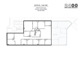 2400 N Central Ave, Phoenix, AZ for lease Site Plan- Image 1 of 1