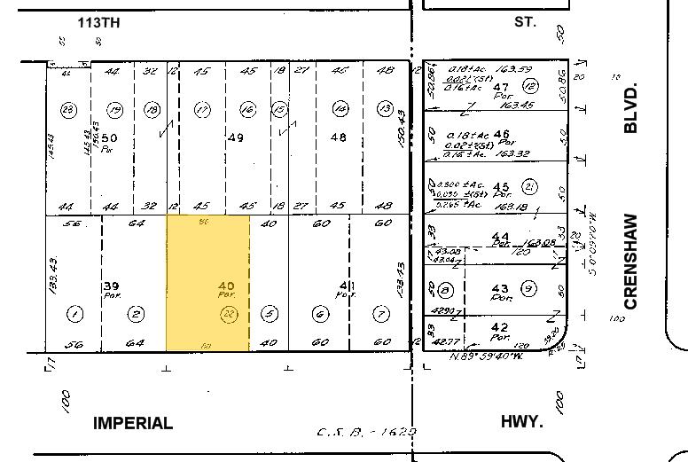 3137 W Imperial Hwy, Inglewood, CA for lease - Plat Map - Image 3 of 27
