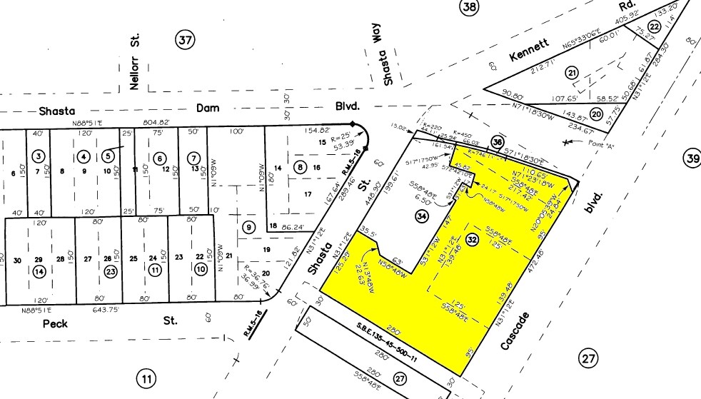 5350 Shasta Dam Blvd, Shasta Lake, CA à louer - Plan cadastral - Image 3 de 3