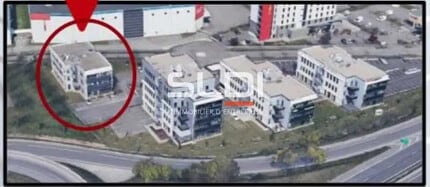 Saint-Priest, RHO - Aérien  Vue de la carte