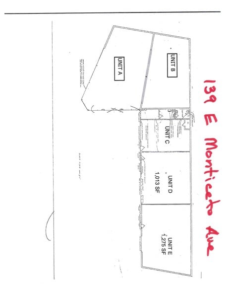 139 E Montecito Ave, Sierra Madre, CA for lease - Site Plan - Image 1 of 9