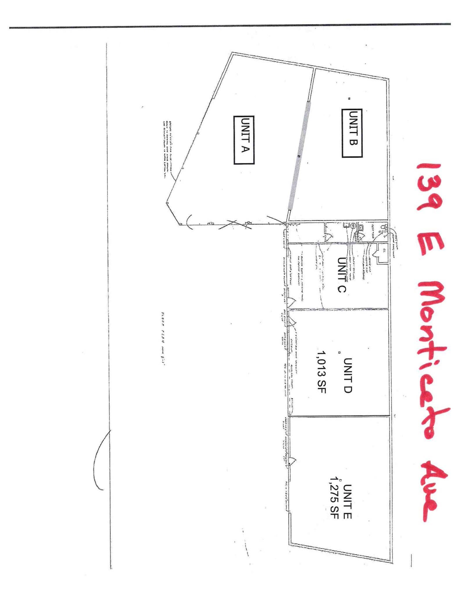 139 E Montecito Ave, Sierra Madre, CA for lease Site Plan- Image 1 of 10