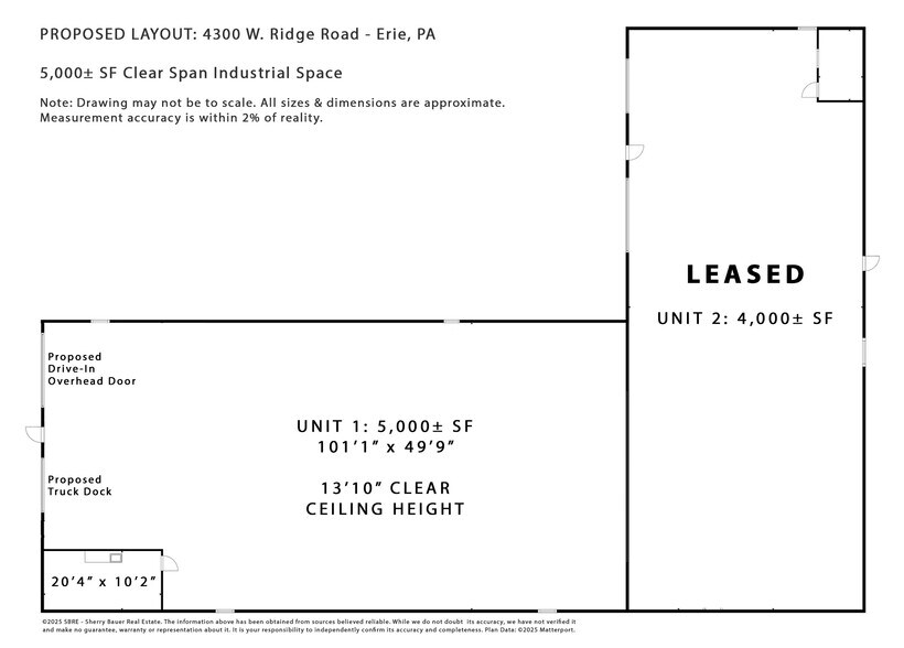 4300 W Ridge Rd, Erie, PA à louer - Plan d’étage - Image 2 de 3