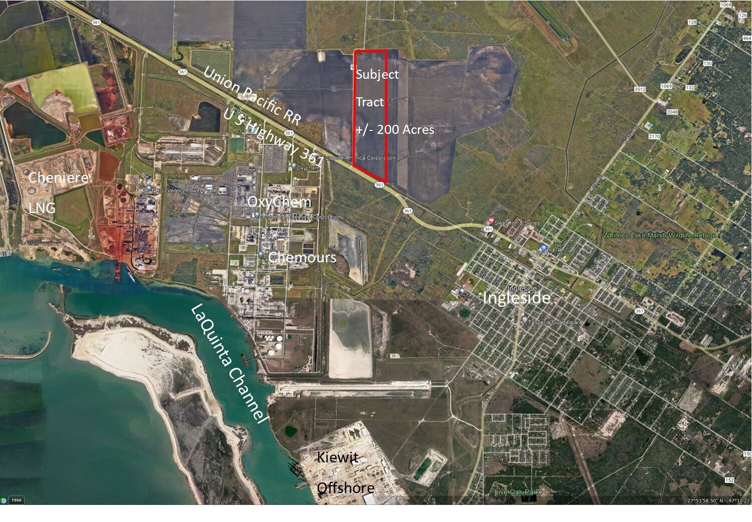 0 CR 93, Ingleside, TX for sale Aerial- Image 1 of 3