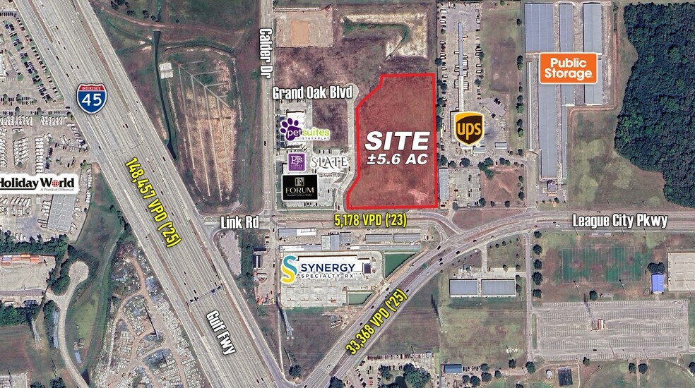 1121 Grand Oak Blvd, League City, TX à vendre - Aérien - Image 2 de 2