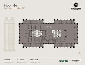 191 Peachtree St NE, Atlanta, GA for lease Floor Plan- Image 1 of 1