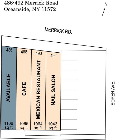486-492 Merrick Rd, Oceanside, NY à louer - Photo du bâtiment - Image 2 de 8