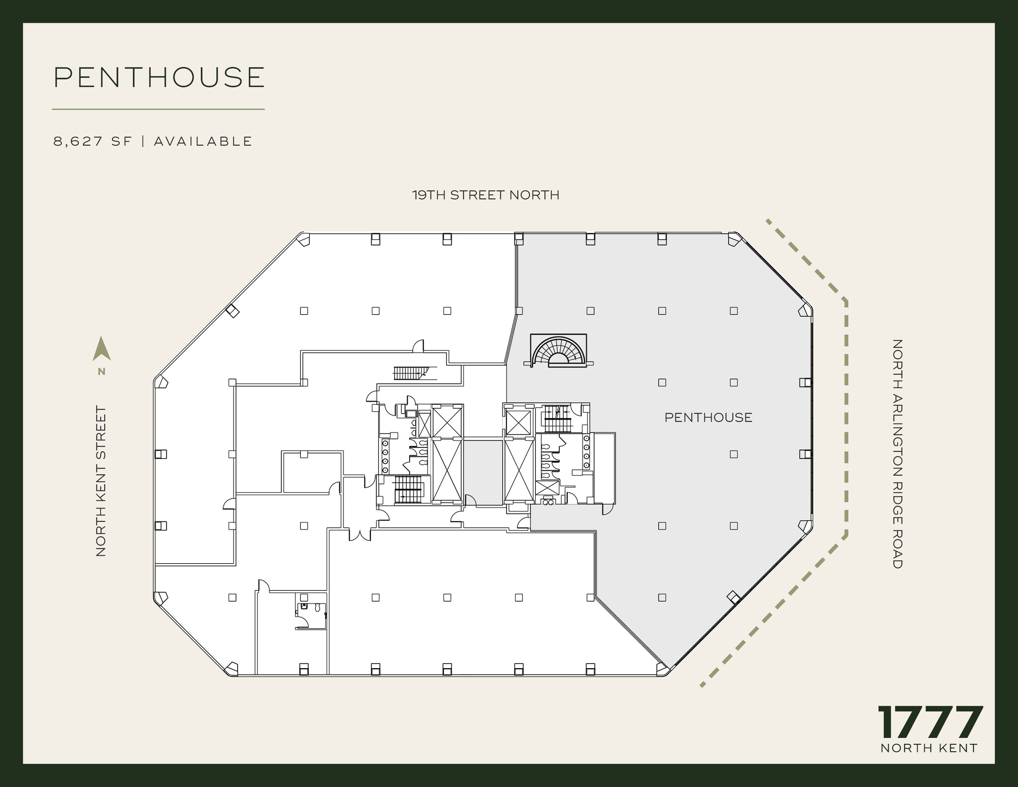 1777 N Kent St, Arlington, VA for lease Floor Plan- Image 1 of 1