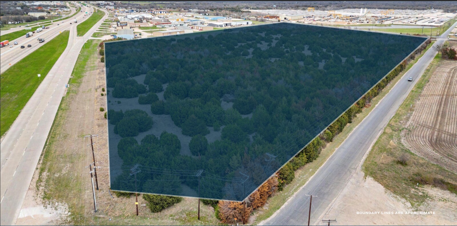 27.65 Acres on S IH35, Elm Mott, TX à vendre Photo principale- Image 1 de 6